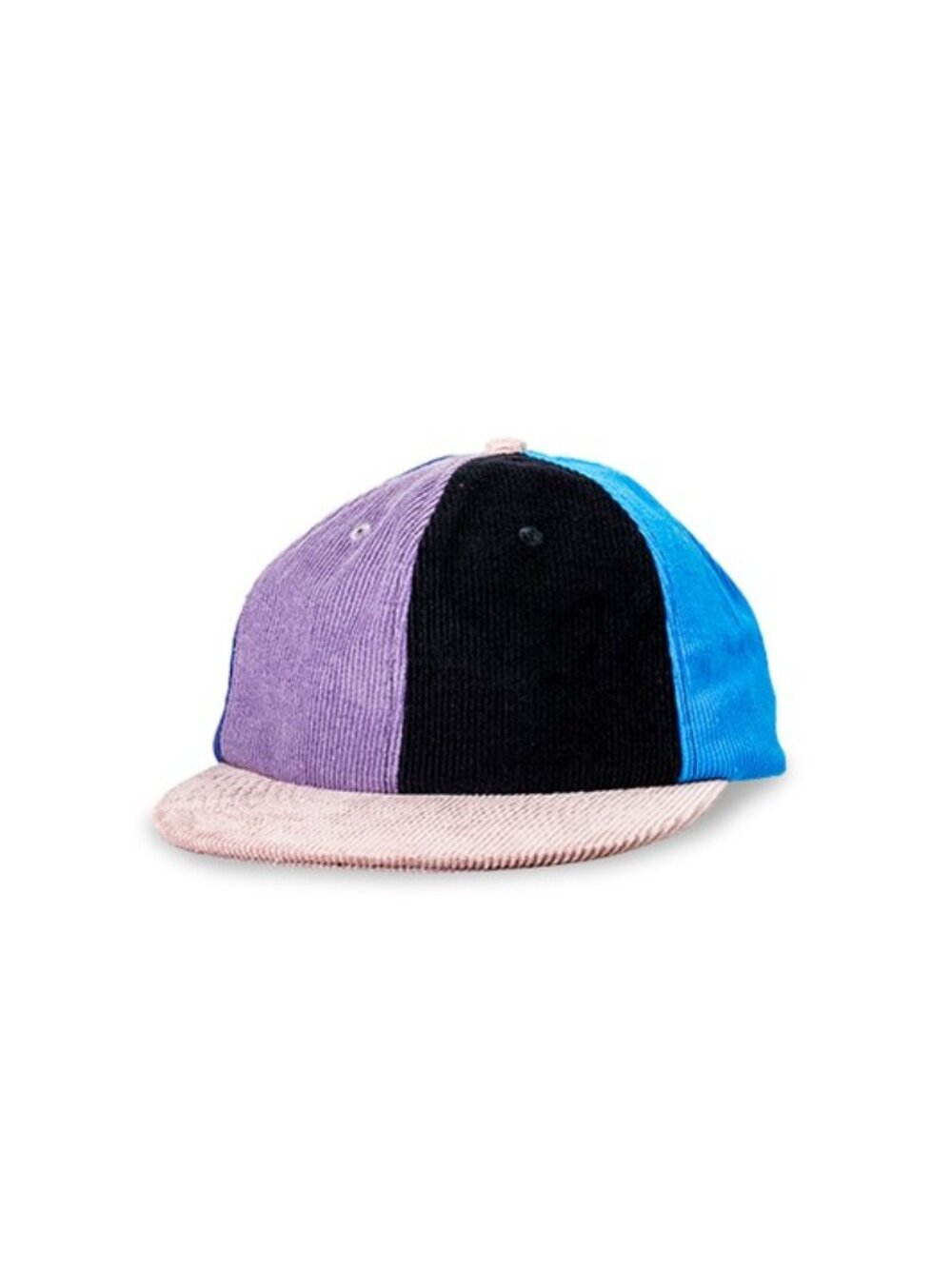 Women's Adjustable Corduroy Rainbow Stripe Baseball Cap Hat